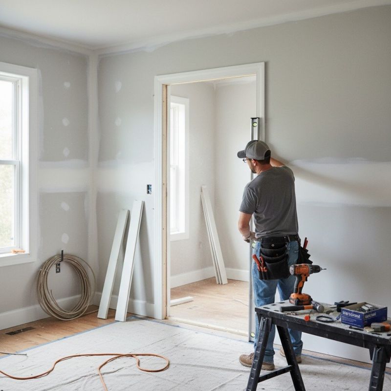 Closet Door Installation detail